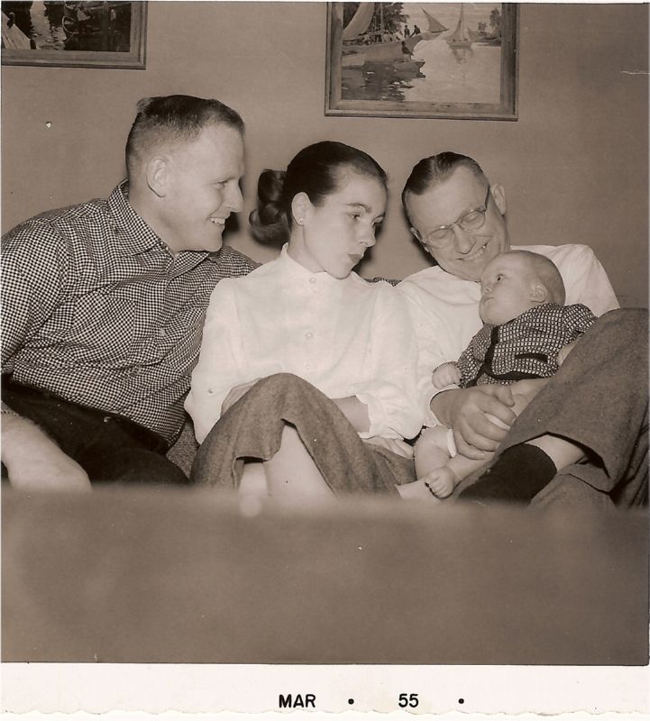 221 William Scott with Dad, Mom and Grandpa